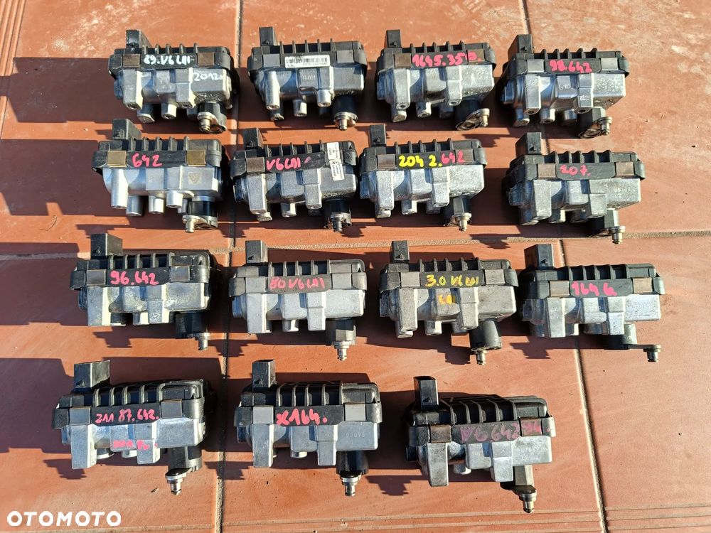 MERCEDES W211 W219 W221 W164 3.0 V6 CDI NASTAWNIK STEROWNIK TURBOSPRĘŻARKI TURBO G-013 G-219 G-001 - 1