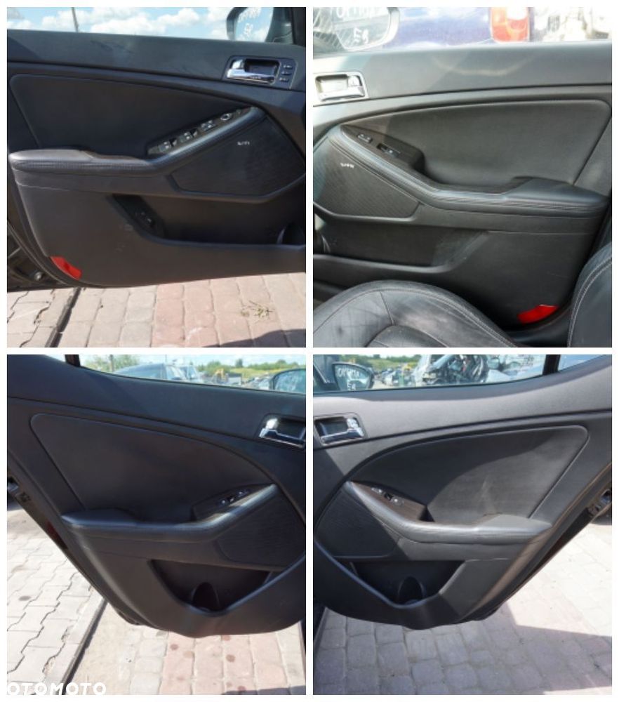 BOCZEK TAPICERKA DRZWI SKÓRA DREWNO PAMIĘĆ GRZANIE JBL INFINITY OPTIMA III  KIA 2010-2015 - 1