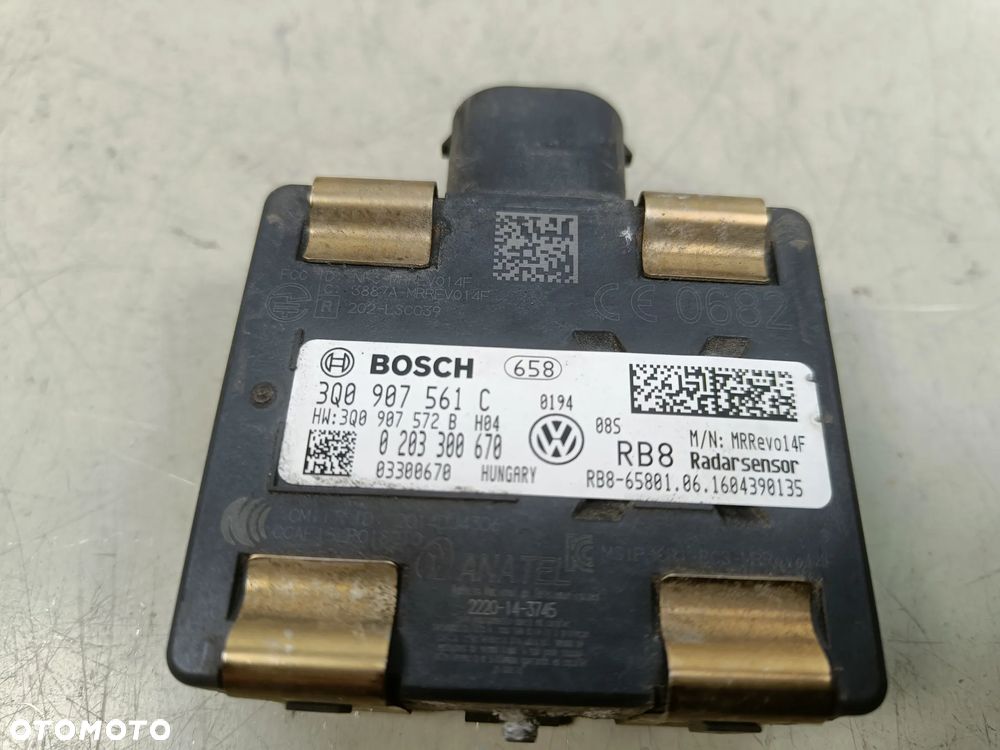 Radar Skoda Superb Kodiaq VW Passat Seat Leon Audi moduł 3Q0907561C - 5