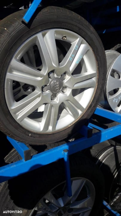 Jante Aliaj Aluminiu Roti Audi A5 / A4 8K B8 5X112 225/45 R17 DOT 2018 COD: 8K0601025N ET46  ANVELOPE 2000 KM !!!