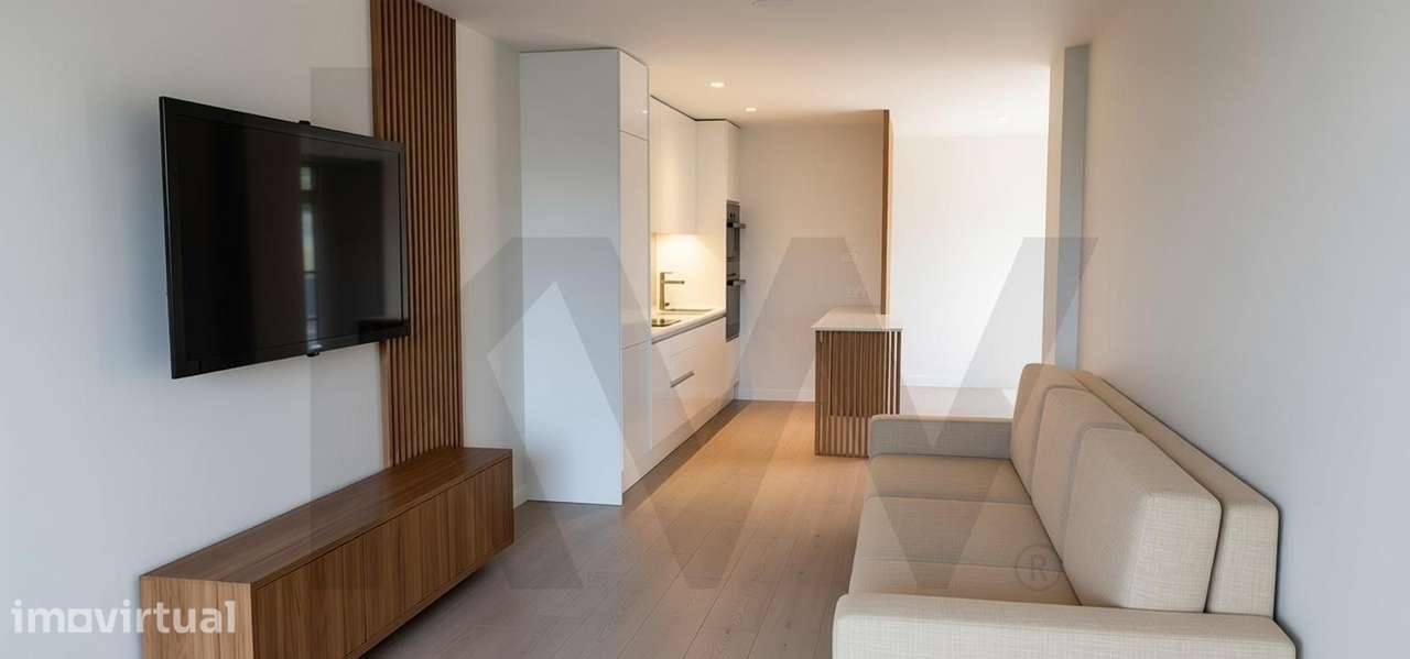 Apartamento T1 totalmente remodelado e Moderno a Passos da Praia c/ Vi - Grande imagem: 2/10