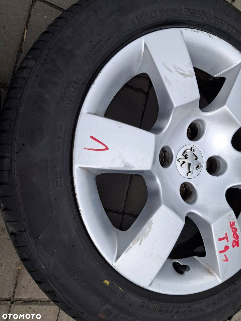 Peugeot 3008 5008 Felgi Aluminiowe 9685783880 16" ET29 4x108 - 6