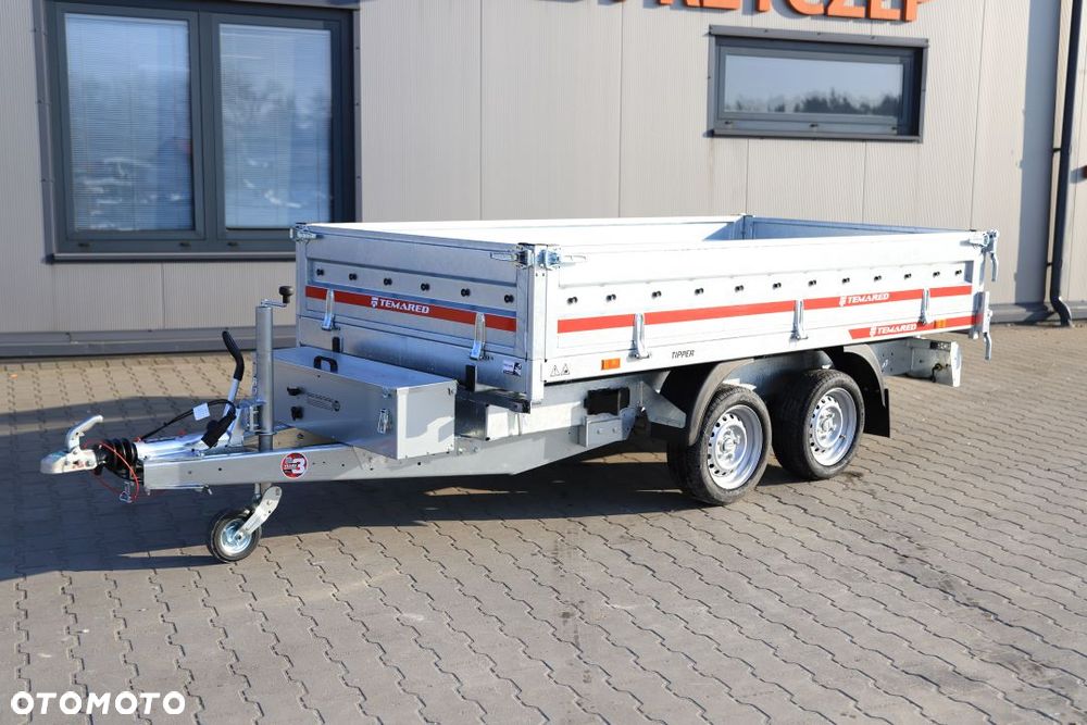 TEMARED TIPPER 3015/2 C S 2,7T 303x153x40cm, DMC 2700kg, Koła 195R13C, Pompa elektryczna i ręczna , - 2