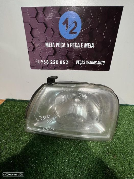 Farol frente esquerdo Mitsubishi L200 ano 1999 - 1