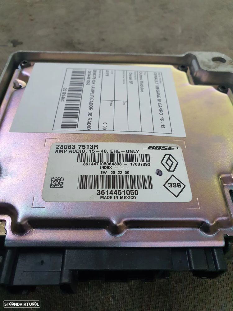 AMPLIFICADOR RENAULT MEGANE IV/ 280637513R - 2