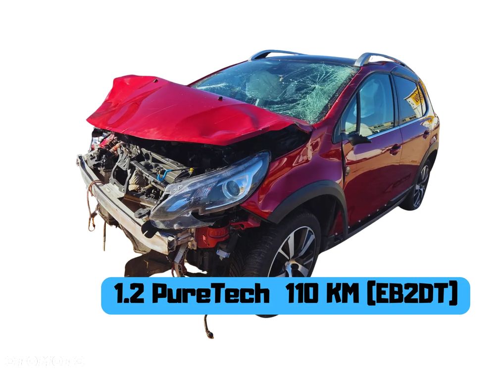 Peugeot 2008 2018 Silnik 1.2 PureTech (EB2DT) 110 KM (81 kW) LQV Na części silnik, drzwi, klapa, zderzak, lampa - 2