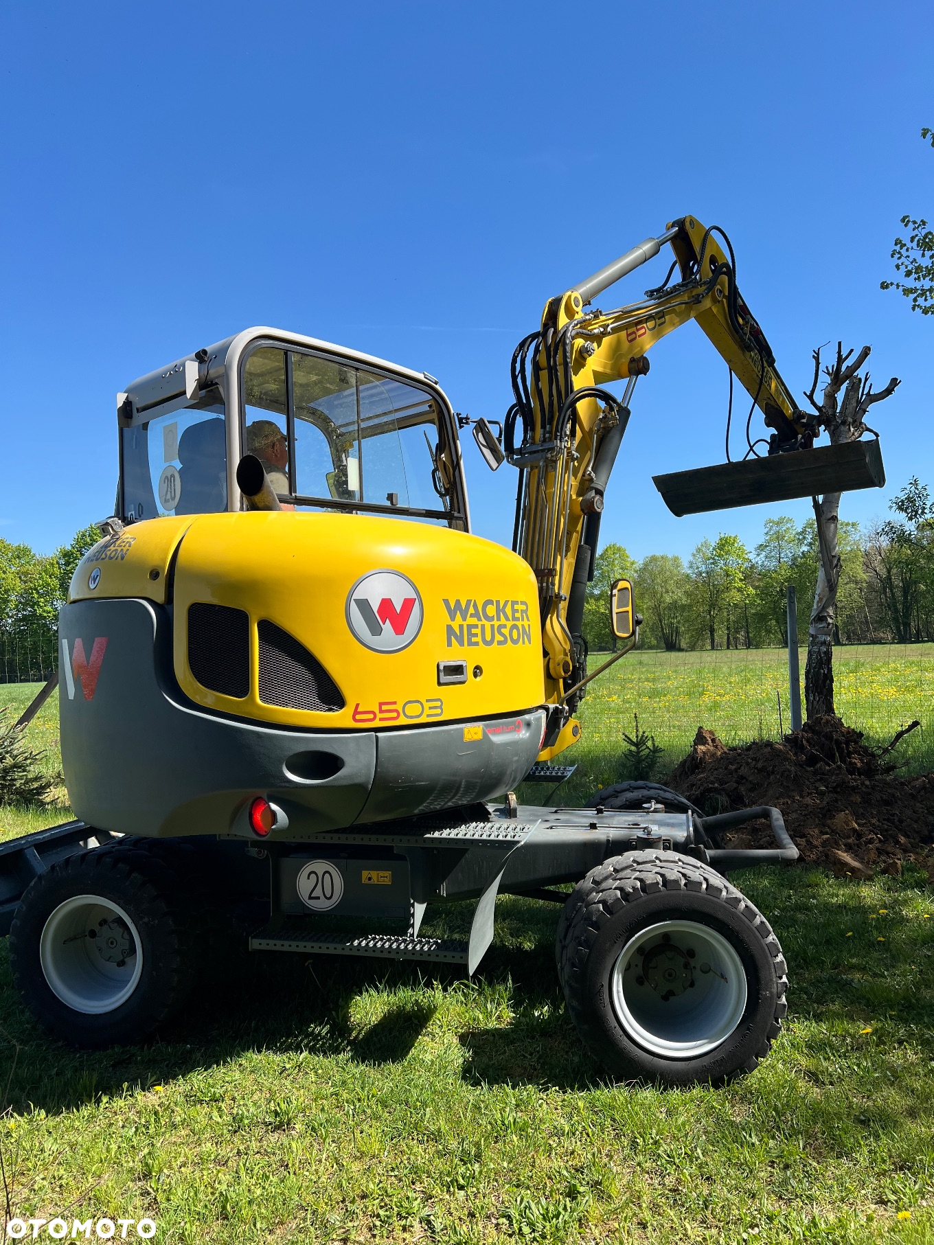Wacker Neuson Mini KOPARKA KOŁOWA WACKER NEUSON 6503 WD 5,8t Długie ramie 3xłamane Dodatkowa hydraulika SZYBKA SKRĘTNA 2x łyżki Wiertnica skarpowa hydrauliczna Yanmar 2009r 3060mth - 28