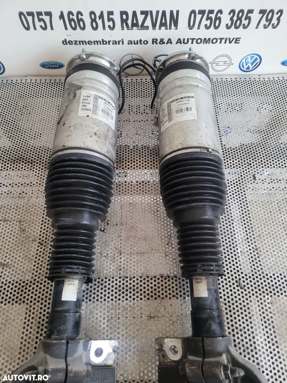 Perne Perna Aer Amortizor Electric/Pneumatic Stanga Dreapta Fata Land Rover Range Rover Sport L494 22.000 Km Ca Si Noi Cod DPLA-3C286-CF  DPLA-3C285-CF An 2015-2016-2017-2018 - 1