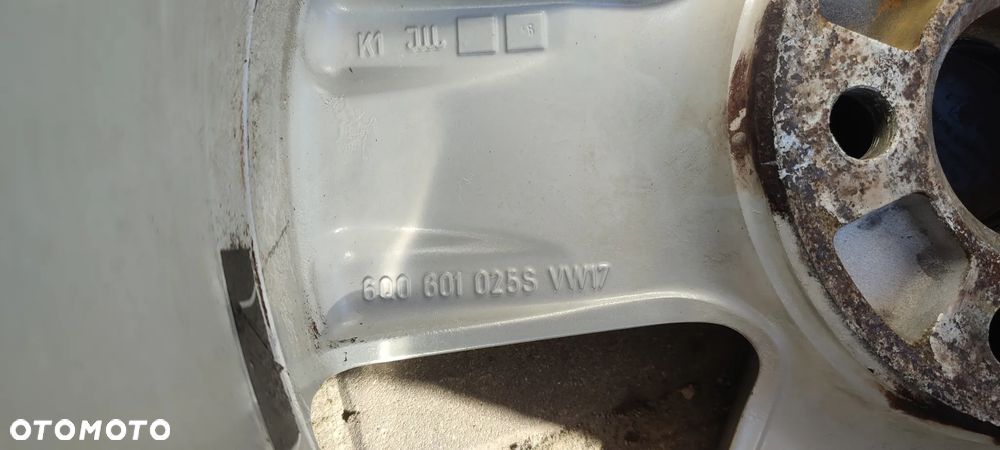FELGI 5x100 6.5Jx16 CALI ET 43 6Q0601025 S VW POLO FOX SEAT IBIZA ARONA SKODA FABIA RAPID ROOMSTER 4 SZTUKI KOMPLET - 6