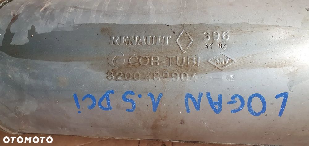 Tłumik końcowy wydech rura Dacia Logan I 1.5 DCI 8200482904 - 7