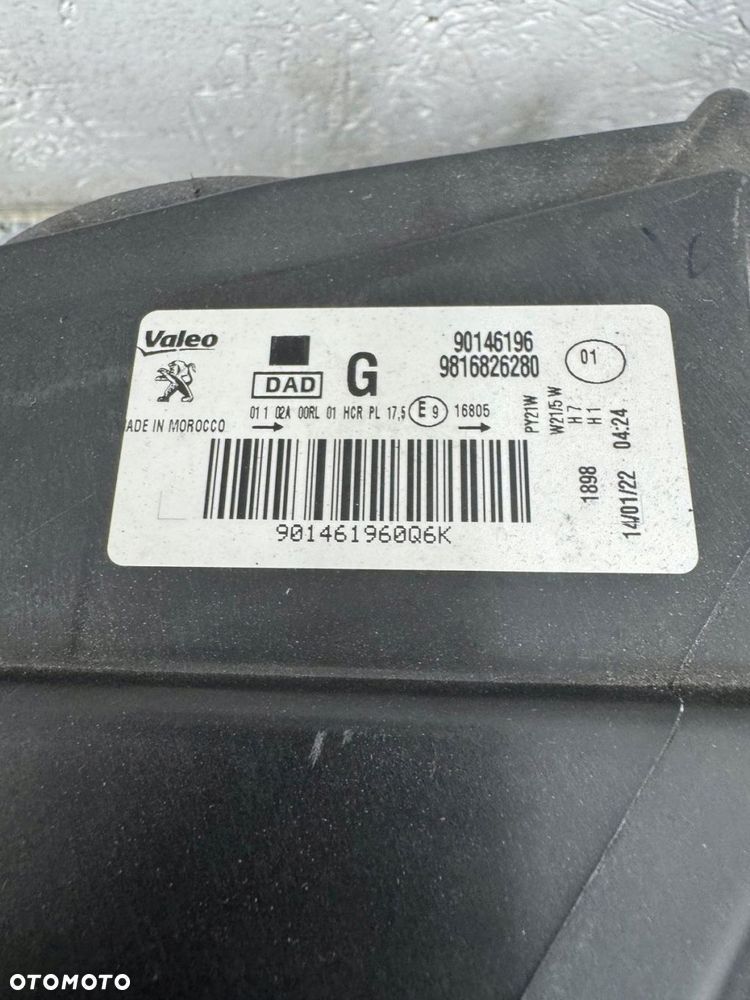 lampa lewy przód partner iv oryginał 90146196 - 6