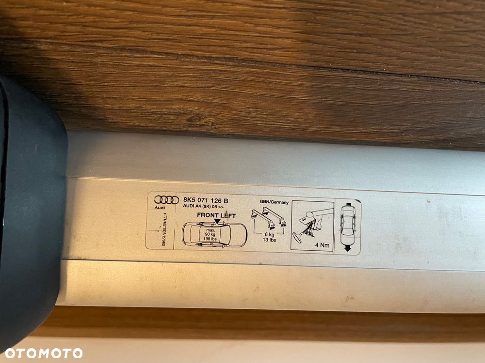 Bagażnik dachowy oryginał Audi alu klucz - 2