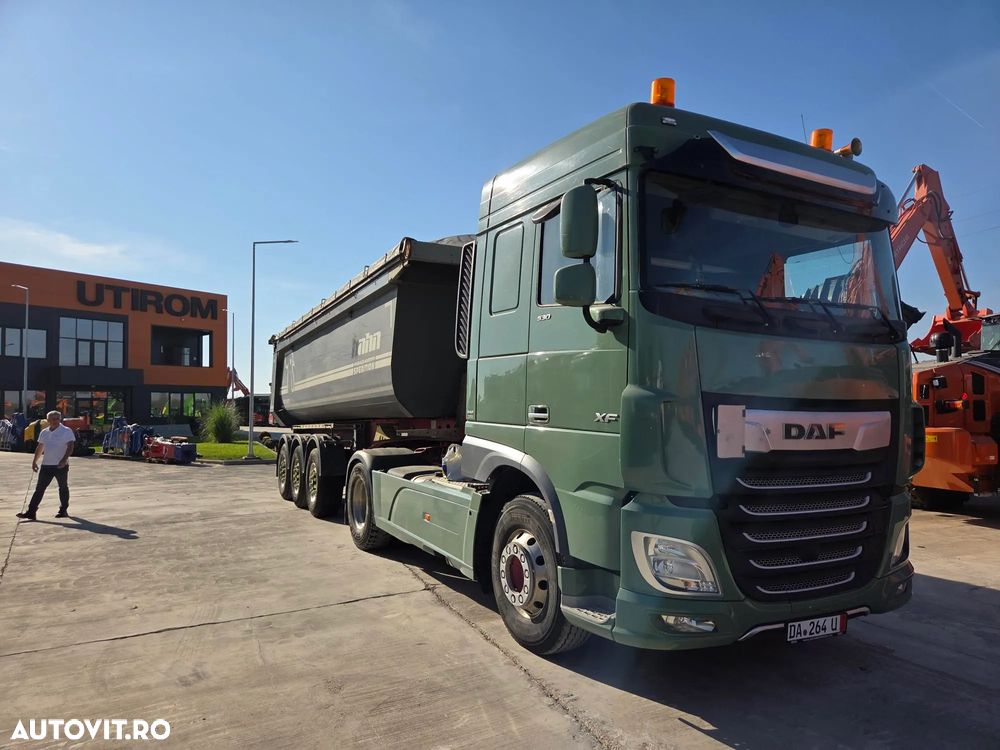 DAF XF530, 2018, 601.155km, KIT BASCULARE, AUTOMATA+INTARDER 6 trepte, FRIGIDER, XENON, Fuste laterale, Jante Aluminiu, Anv 315/80R22,5 80% OK, Goarne, girofaruri, rulat doar in GERMANIA, leasing 3 ani-rata leasing 3400 lei, CIV, PROMOTIE 22900 EUR+tva - 36