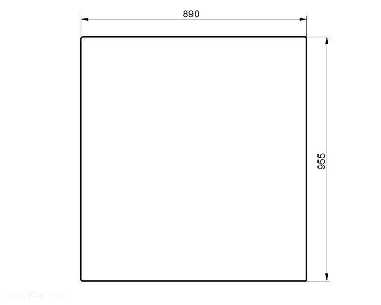 Szyba Szyby CAT C i D TYLNA GÓRNA BEZBARWNA nr 28 - 2
