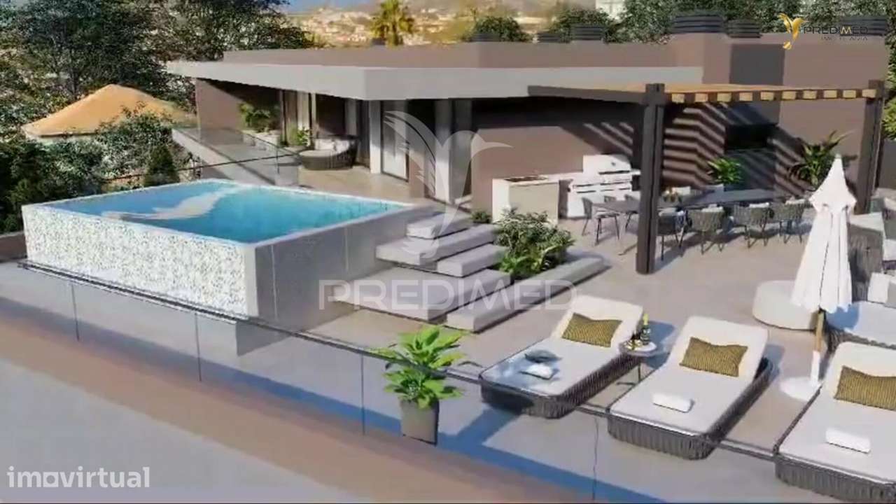 Apartamento PENTHOUSE T3 piscina privada vista panorâmica Funchal - Grande imagem: 2/33