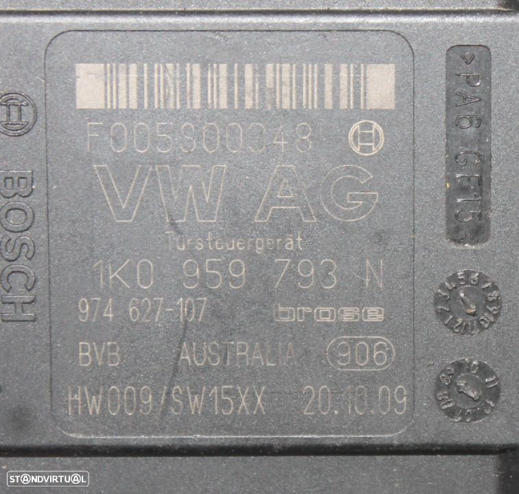 Motor Elevador Vidro Volkswagen Passat - 4