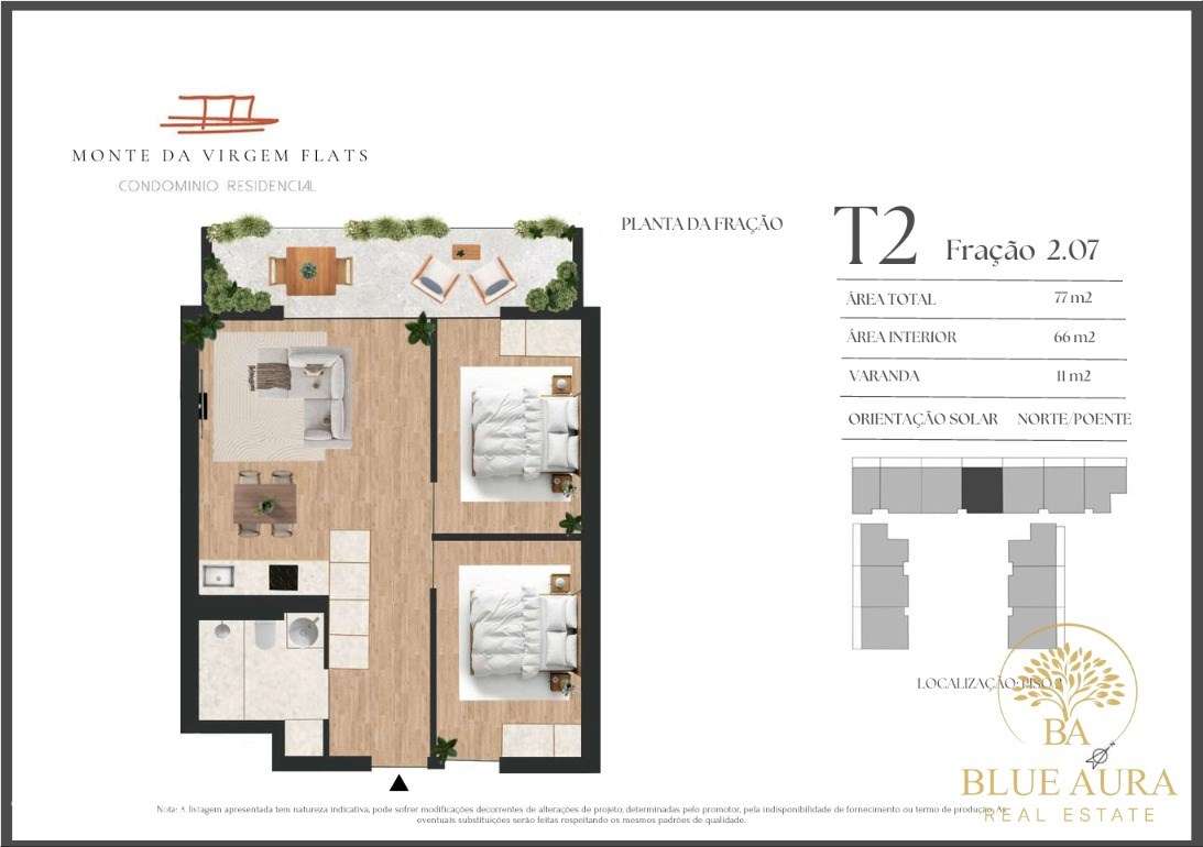 Apartamento T2 Novo com Varanda - Grande imagem: 2/7
