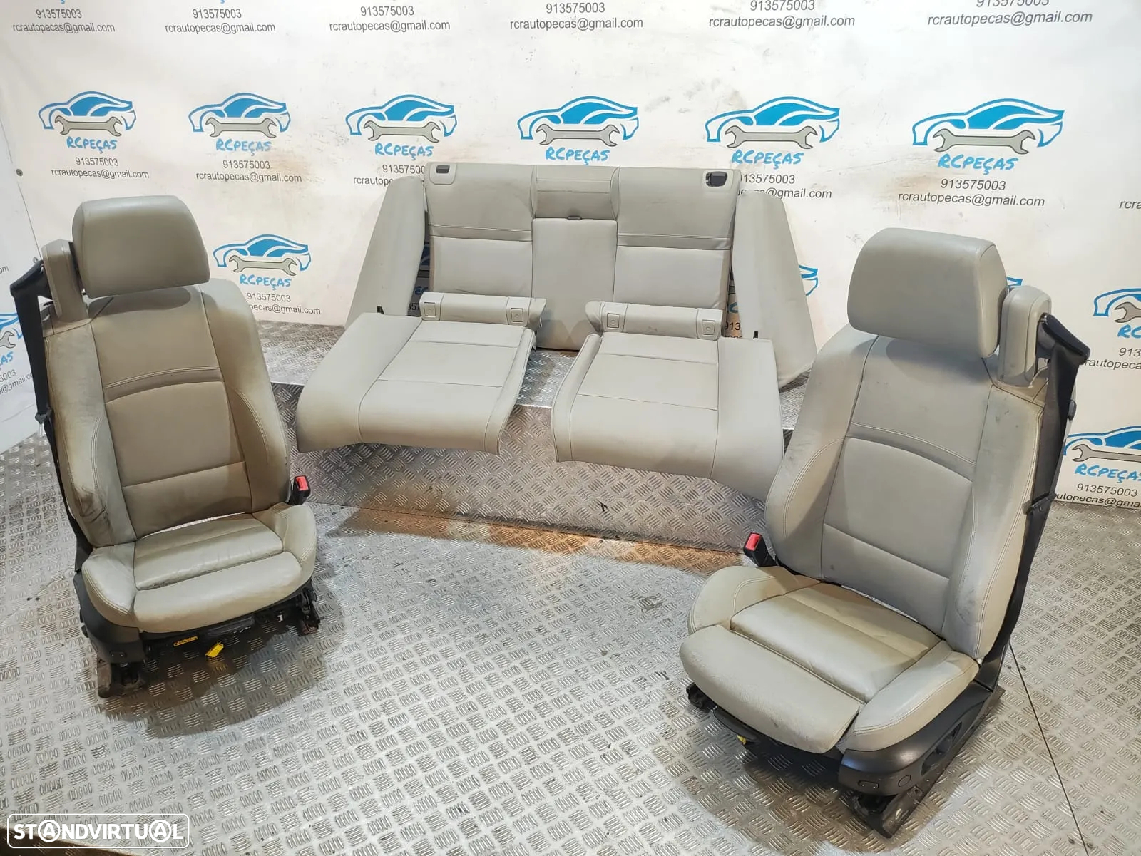 Bancos Elétricos Pele Pack M BMW Serie 3 E93 Cabrio 2007 –  2013 - 14