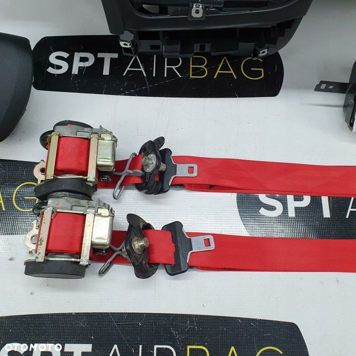RENAULT CLIO IV 4 RS SPORT DESKA ROZDZIELCZA KONSOLA KOKPIT PULPIT PODUSZKI AIRBAG AIR BAG PASY KIT SET - 9