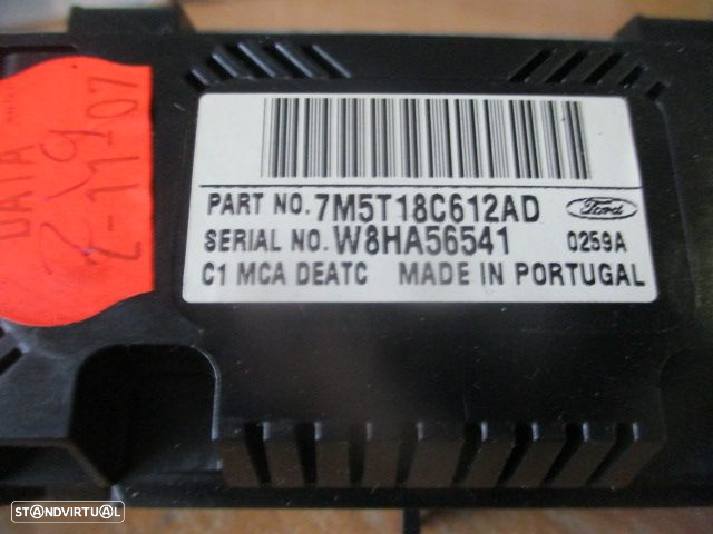Comando Sofagem 7M5T18C612AD FORD C MAX 2008 ORIGINAL - 4