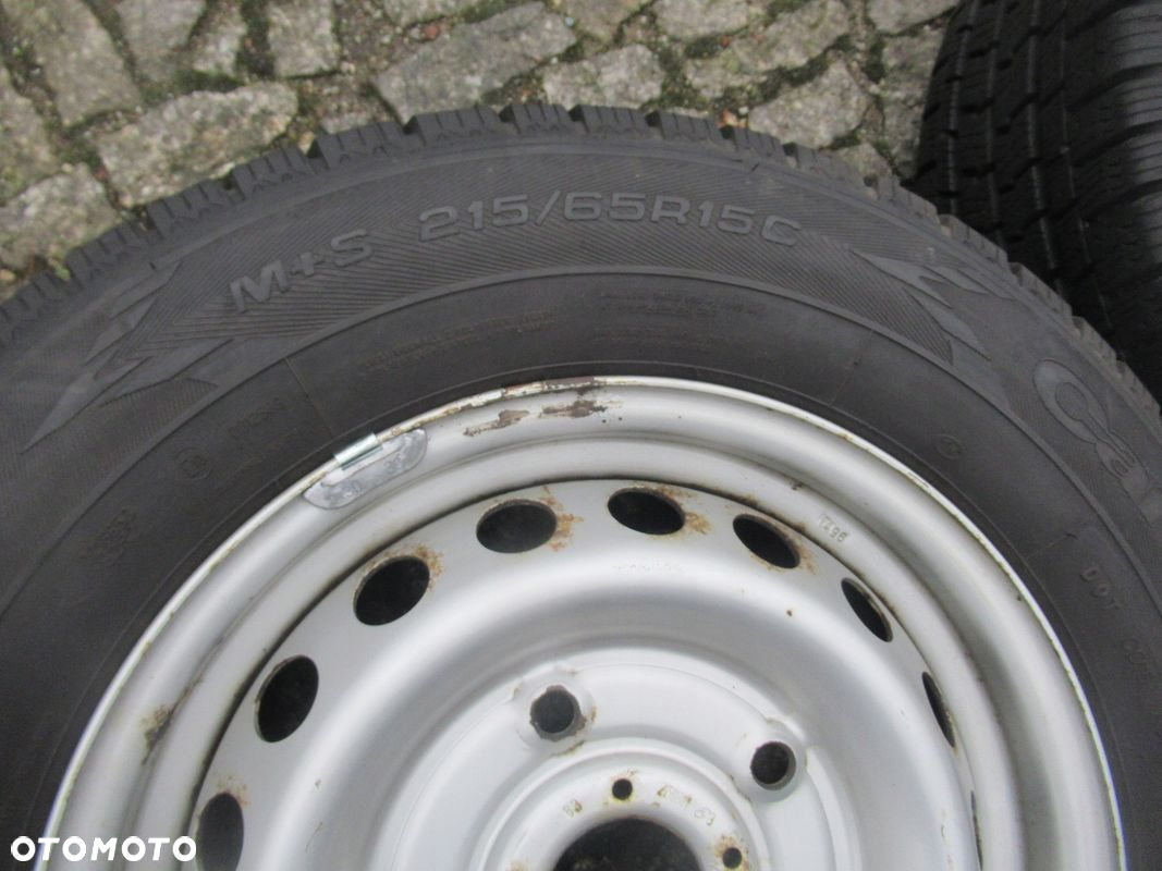 KOŁA ZIMA R15 FORD TRANSIT TOURNEO CUSTOM 215/65R15 czujniki 8mm - 3