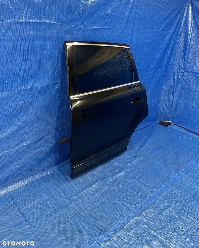 AUDI Q7 4L DRZWI LEWE LEWY TYŁ TYLNE LZ9Y CZARNE KOMPLETNE - 1