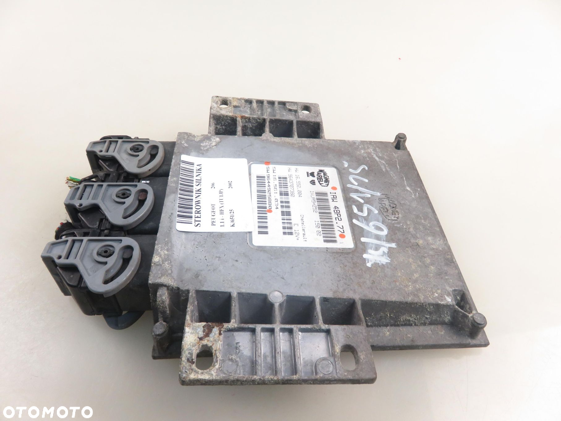 STEROWNIK PEUGEOT 206 1.1 i IAW48P277 SW9644925880 - 11