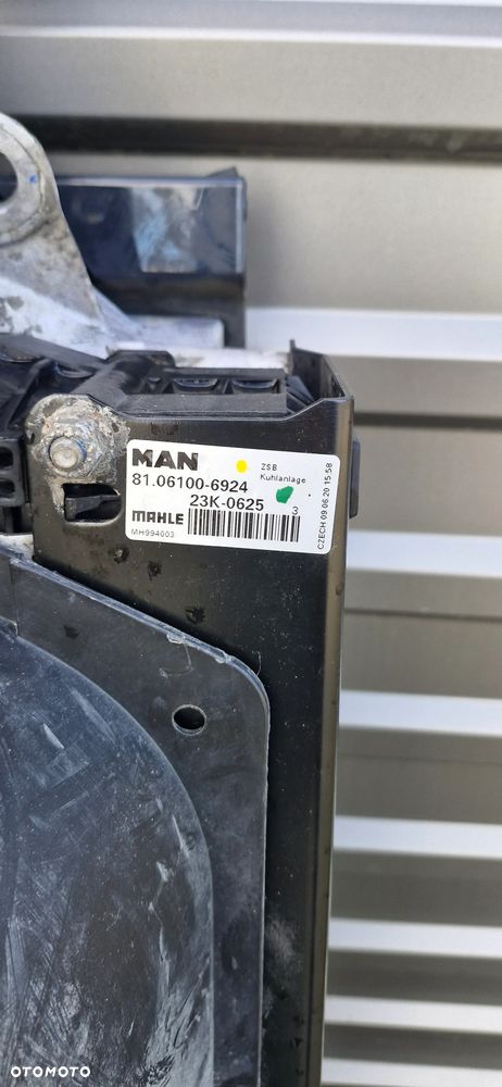 MAN TG3 TGX CHŁODNICA KOMPLET CHŁODNIC - 4