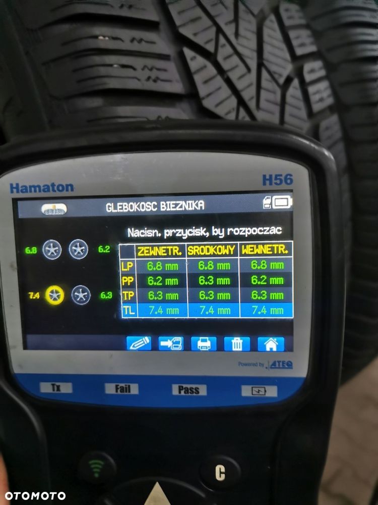 4x 215/65r16 semperit opony zimowe 6mm 3998 - 8
