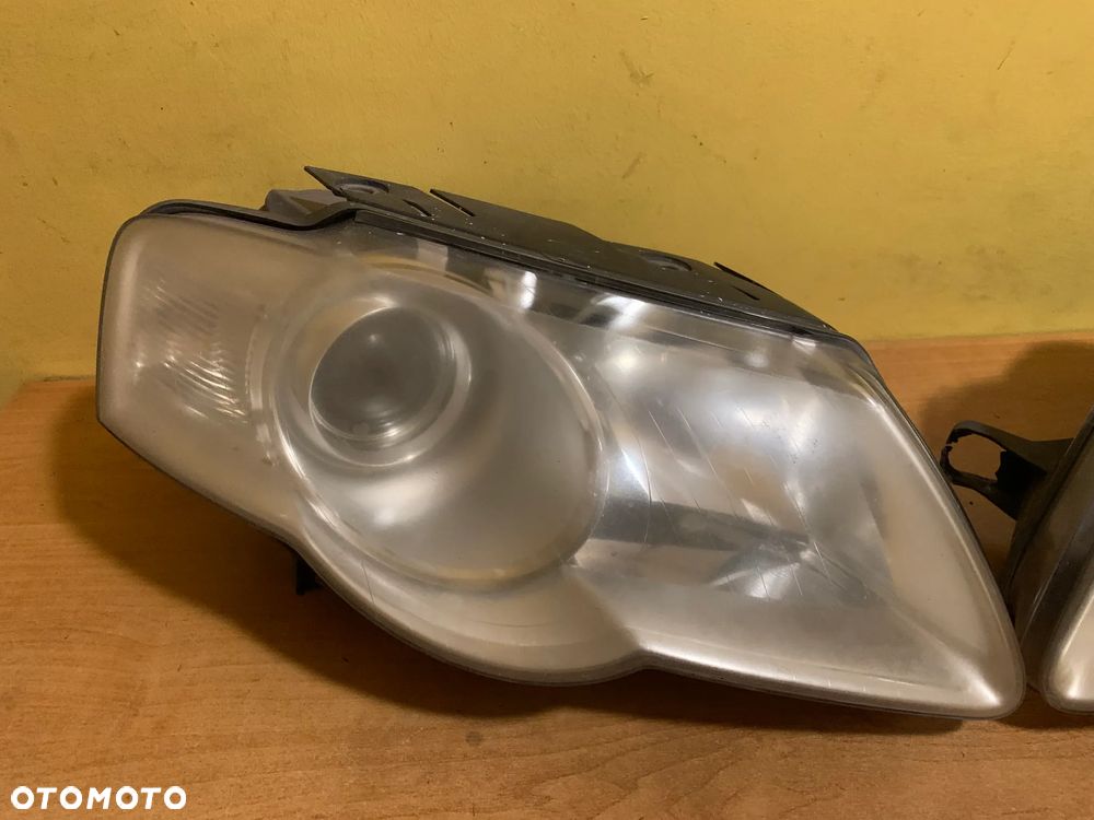 VW PASSAT B6 LAMPA PRAWA LEWA PRZEDNIA KOMPLET 3C0941005J - 3
