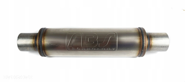TŁUMIK ŚRODKOWY PRZELOTOWY 2,5" OKRĄGŁY 63MM