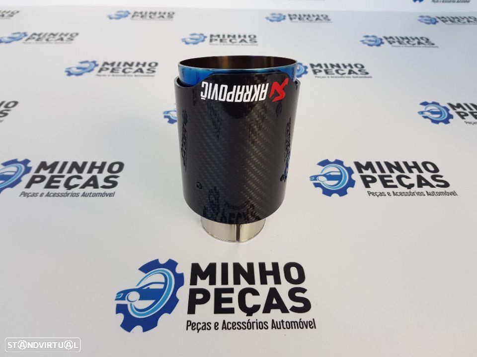 Ponteira Look Akrapovic Azul - 4