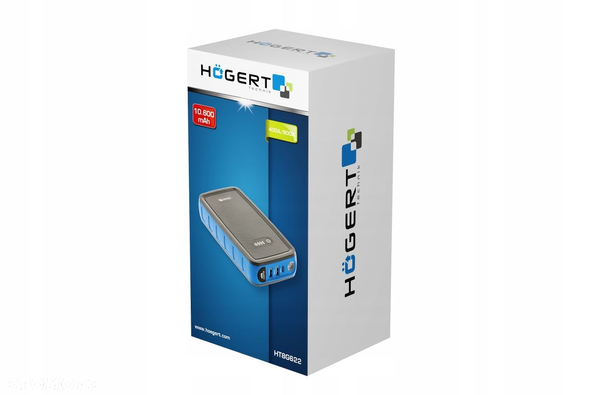 HOEGERT STARTER URZĄDZENIE ROZRUCHOWE 400A POWERBANK 12 V USB-C HT8G622 - 4