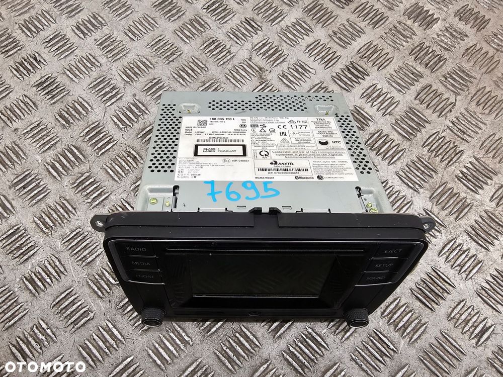 vw transporter t6 radio nawigacja 1k8035150l - 2