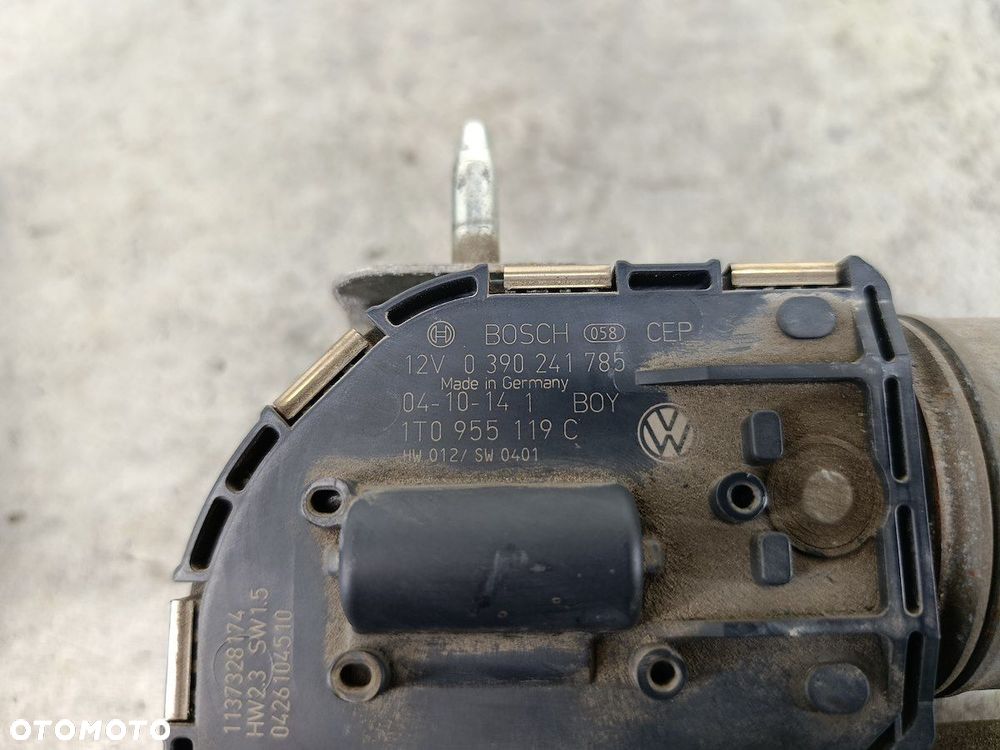 MECHANIZM WYCIERACZEK PRZÓD LEWY VW T0955119C 3397020665  0390241785  BOSCH - 5