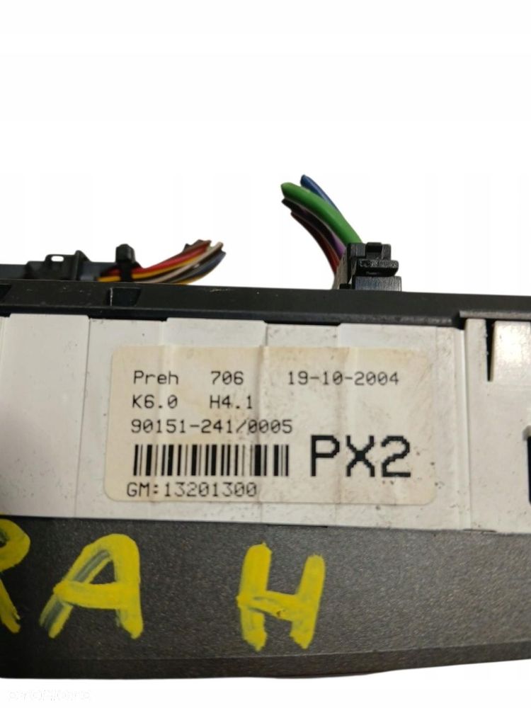 panel sterowania klimatyzacją opel astra iii h 13201300 - 4