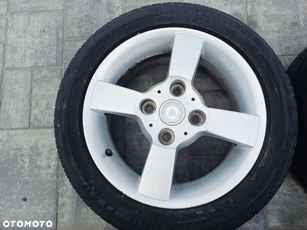 FELIGI Z OPONAMI ALUMINIOWE SMART FORFOUR R15 4X100 60.1mm OPONY 195/50 R15 LATO NR4 - 4