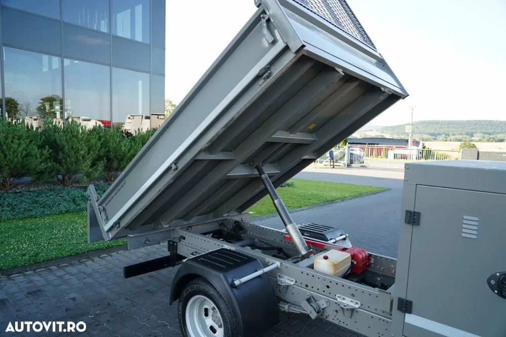 Iveco DAILY 35-130 / BASCULATOR SPATE / DUBLU / MANUAL / PIELE / EURO 6 - 7