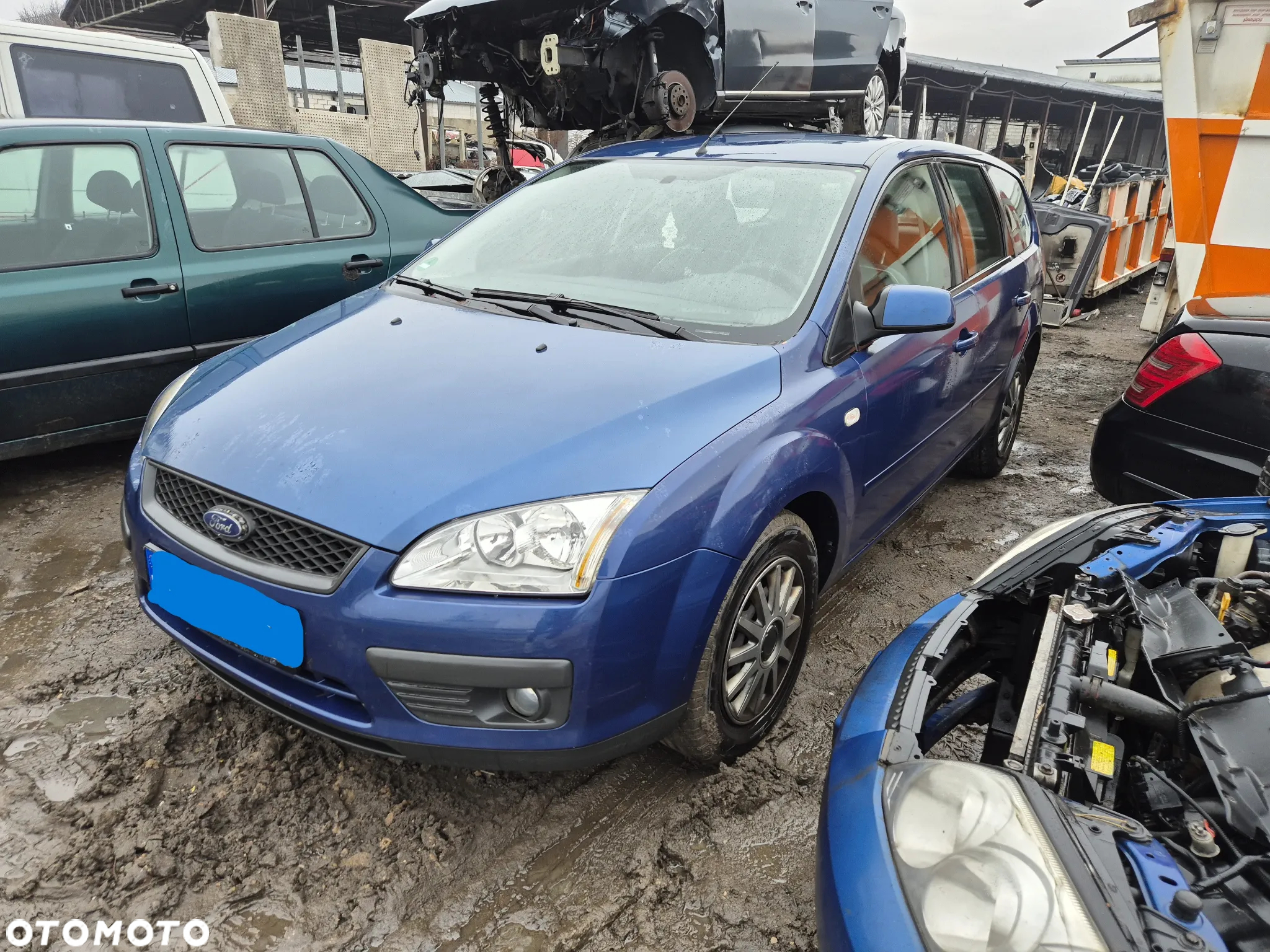 FORD FOCUS MK2 KOMBI 36 maska pokrywa silnika klapa bagażnika zderzak lampa reflektor pas przedni stop lampy halogeny - 2
