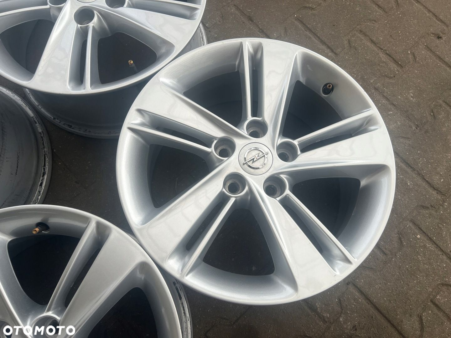 KOMPLET FELG FELGI ALU OPEL GRANDLAND 17 5X108 ET45 TPMS ORYGINALNE - 9