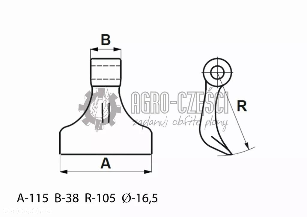 BIJAK MŁOTKOWY 63-RM-101, 6061900, EM51 IT - 2