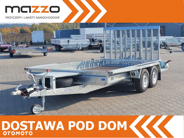 Brenderup DOSTAWA 365x180x25 MT-3651 PRZYCZEPA DWUOSIOWA DO PRZEWOZU MASZYN MINIKOPARKA MOCNA SOLIDNA hamowana