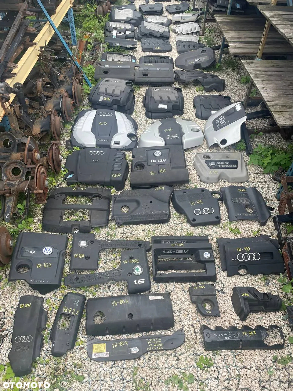 POKRYWA MASKOWNICA  SILNIKA VW VOLKSWAGEN AUDI SEAT SKODA - 3