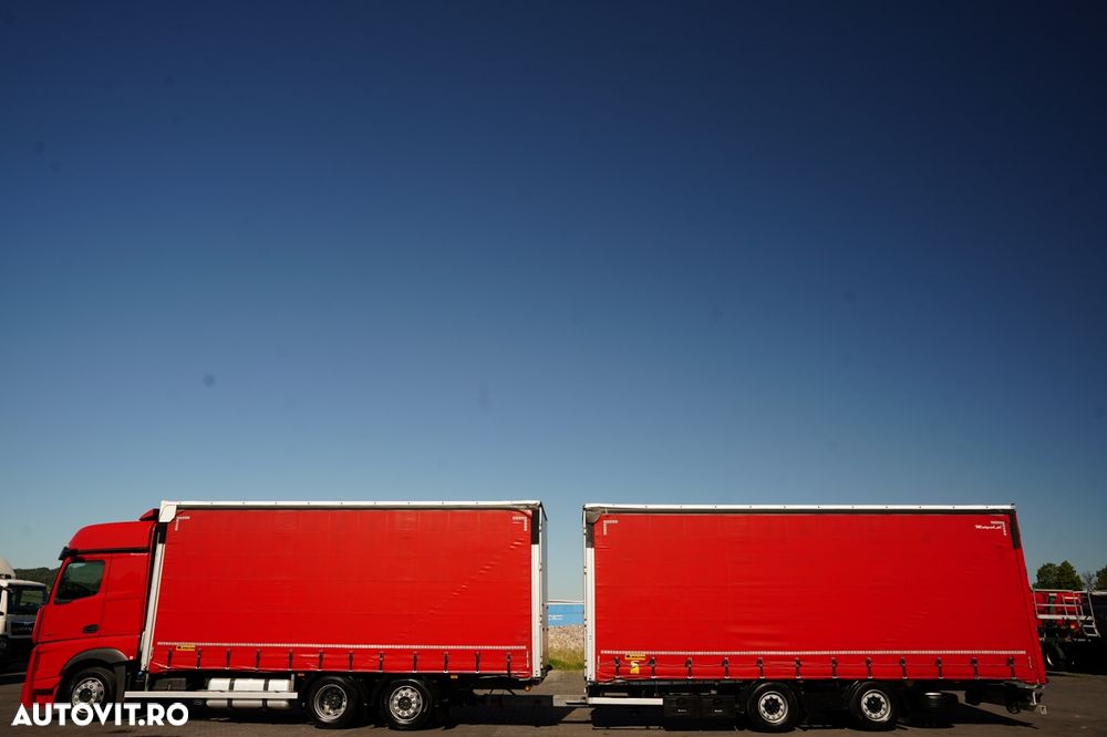 Mercedes-Benz ACTROS 2545 / TANDEM COMBINAT 120 M3 / TRANSIT / 6x2 / BIG SPACE / WIELTON / 2021 - 5