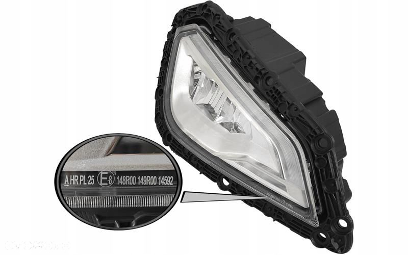 DAF XF XG XG HALOGEN DACHOWY PRAWY LED CHROM - 2