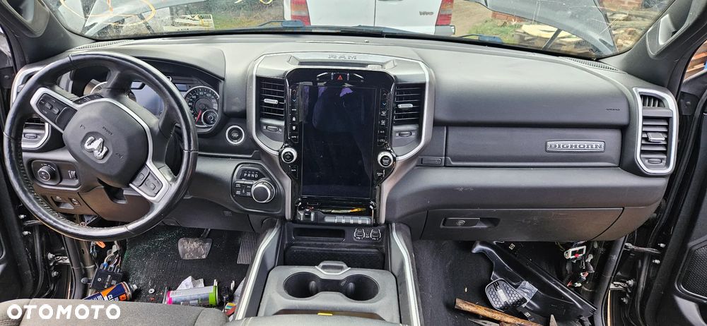 RAM 1500 V 5 2019- Big Horn Kompletny kokpit Deska rozdzielacza Poduszki powietrzne Airbag Napinacze Pasy bezpieczeństwa ORYGINAŁ - 1