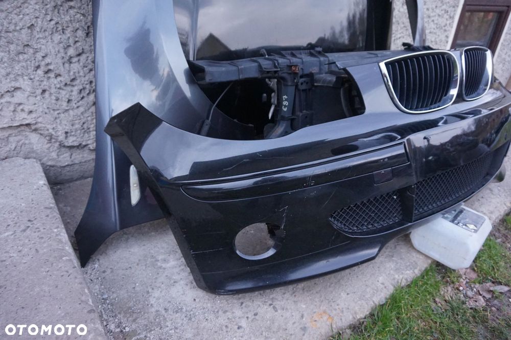 ZDERZAK MASKA BŁOTNIK KOMPLETNY PRZÓD BMW E87 E81 - 2
