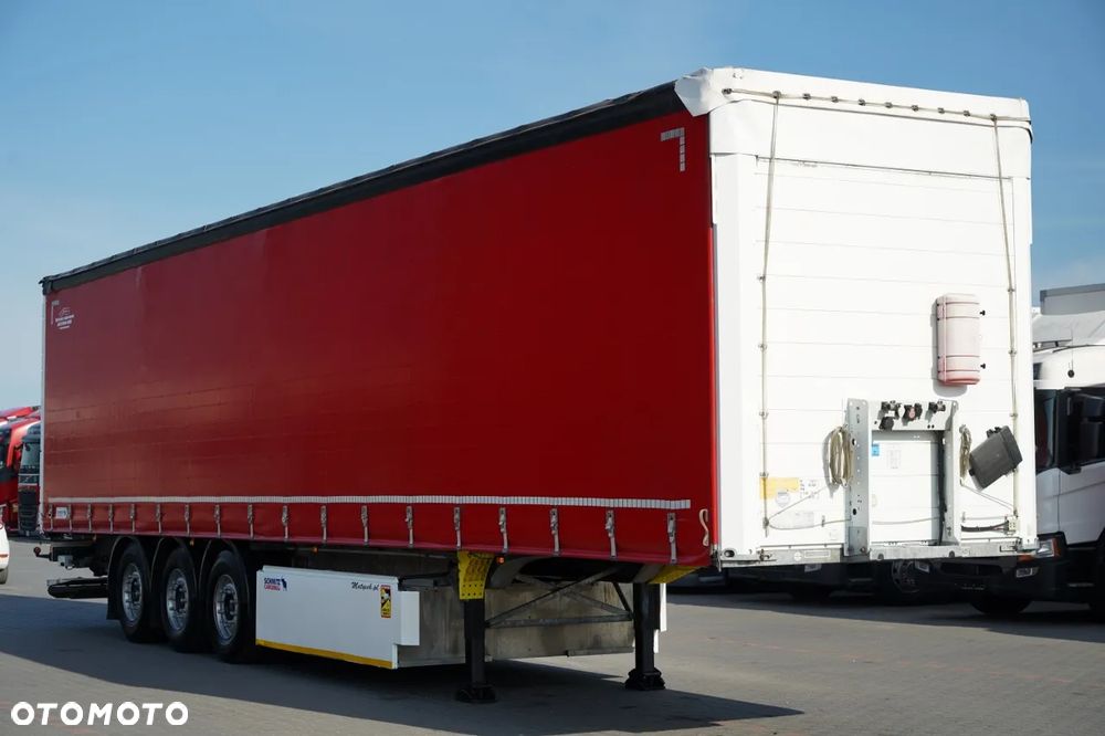 Schmitz Cargobull FIRANKA / WINDA ZAŁADOWCZA / 2x OŚ PODNOSZONA / KOSZ NA PALETY /