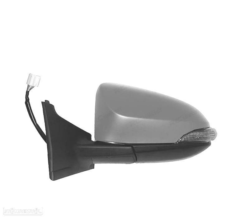 ESPELHO COMPLETO ESQUERDO TOYOTA YARIS 10-17 ELÉTRICO - 1