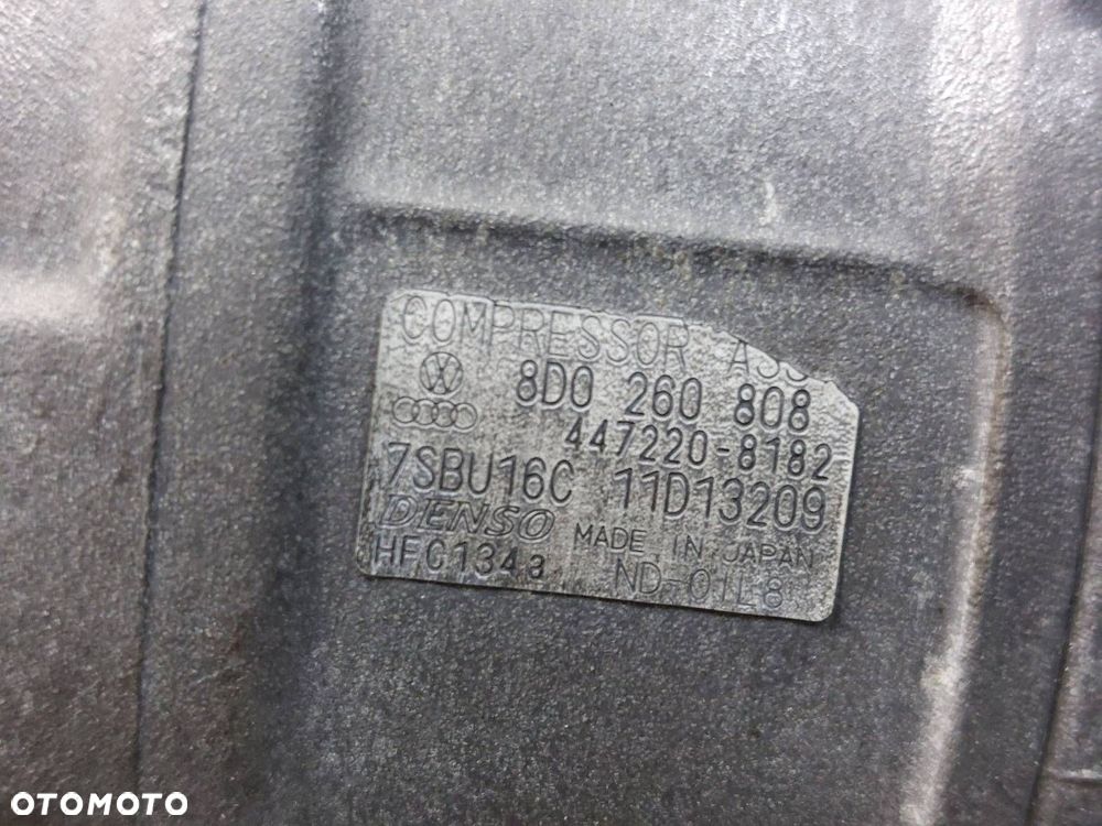 SPRĘŻARKA KOMPRESOR KLIMATYZACJI PASSAT B5 1.9 TDI 8D0260808 ID: 236992 - 2
